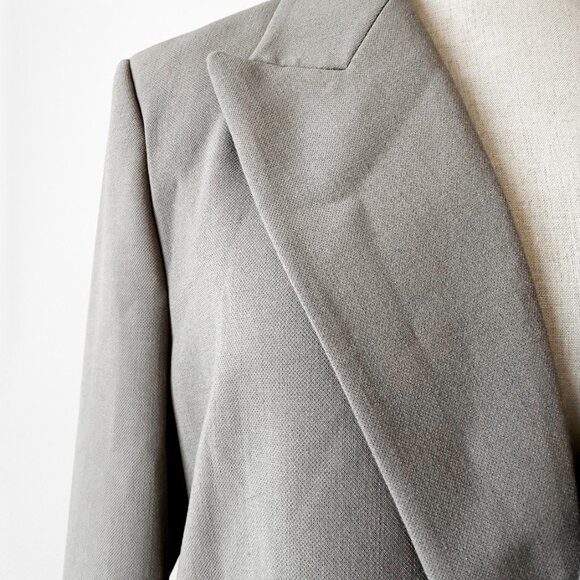 Zara Brown Double Breasted Oversized Fit Shoulder Padded Blazer Jacket Size XS/S - Picture 6 of 6